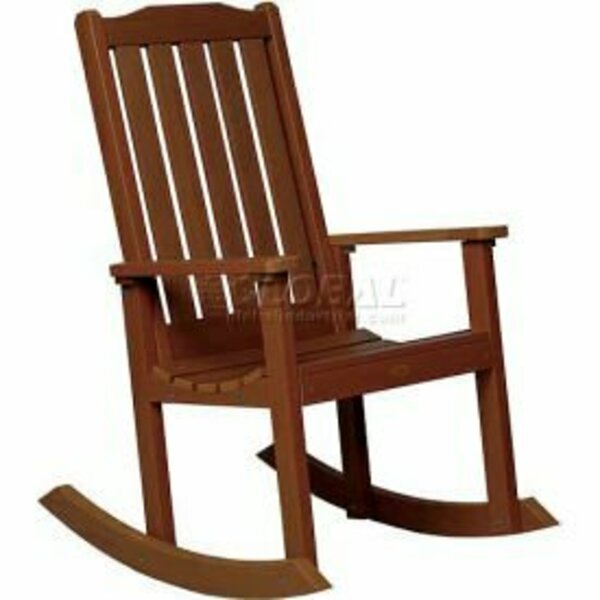 Highwood Usa highwood® Lehigh Outdoor Rocking Chair - Weathered Acorn AD-RKCH1-ACE
